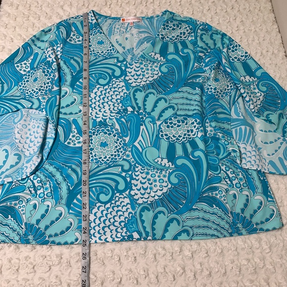 Jude Connally Daniella Jude Cloth Top in Enchanted Sea Sz XL - Picture 11 of 12